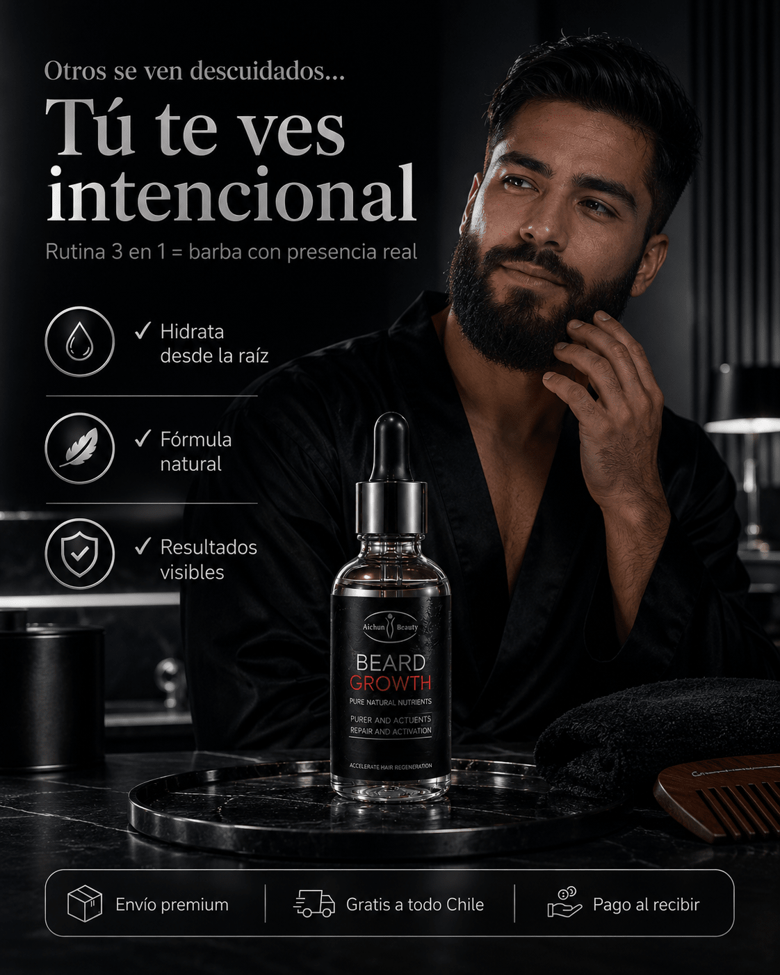 Eronex Care™ - Kit Barba Premium — Rutina 3 en 1