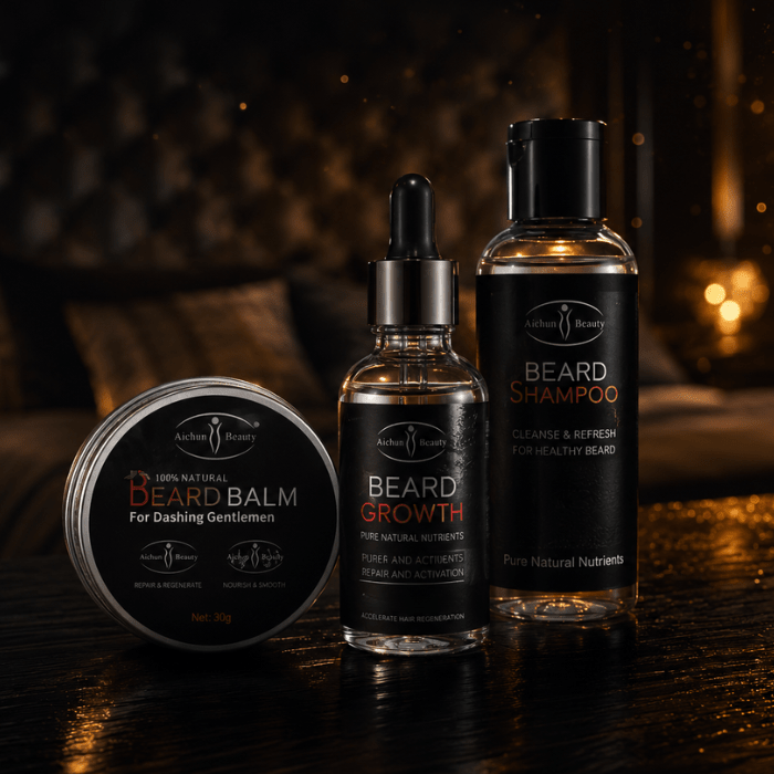 Eronex Care™ - Kit Barba Premium — Rutina 3 en 1